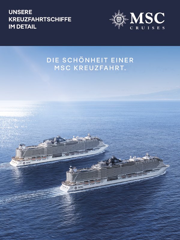 Kreuzfahrtbroschüren | MSC Cruises