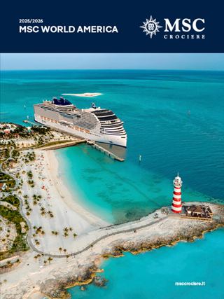 Nave MSC Cruises in una baia tropicale e sulla spiaggia | MSC Crociere
