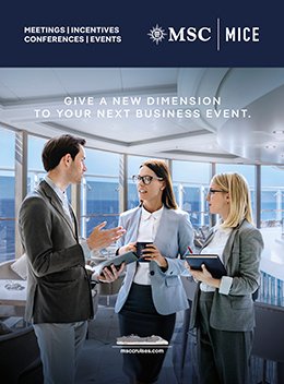 Group of professionals sharing ideas in an office setting with smiles | MSC Cruises