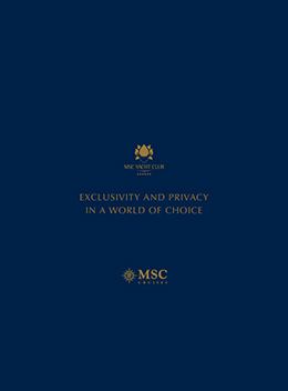 MSC Cruises logo on dark blue background | MSC Cruises