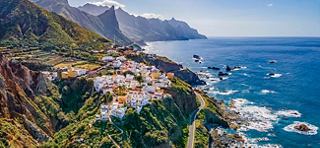 Coastal mountains and blue sea surround scenic villages on the Canary Islands | MSC Cruises