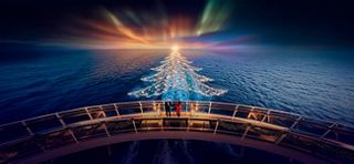 Light installation with festive ambiance and modern colors | MSC Cruises