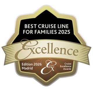 Insignia de excelencia a la mejor línea de cruceros para familias 2025 | MSC Cruises