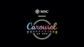 Ein lebendiges Logo für Carousel Productions at Sea, das kreative Unterhaltungserlebnisse präsentiert | MSC Cruises