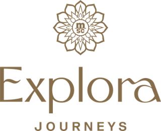 The logo for Explora Journeys, symbolising exploration and adventure on the seas | MSC Cruises
