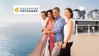 Une famille profite de la vue sur l'océan depuis un bateau de croisière | MSC Croisières