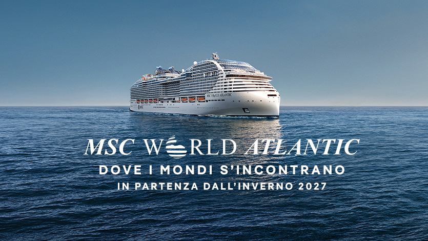 La MSC World Atlantic naviga nell'oceano blu | MSC Crociere