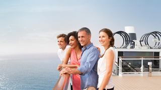 Two couples enjoying their time together on a cruise | MSC Cruises