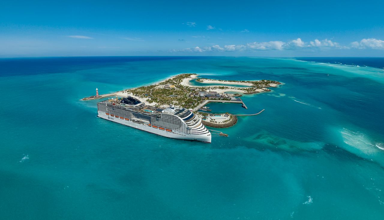Ocean Cay MSC Marine Reserve, Aerial view| MSC Cruises