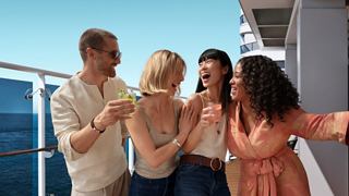 Happy family on the beach with child enjoying the sea and sun | MSC Cruises