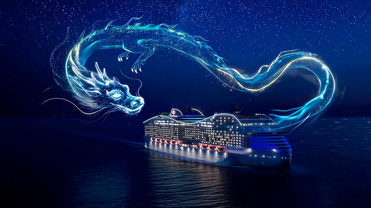 MSC World Asia, Dragon key visual | MSC Cruises