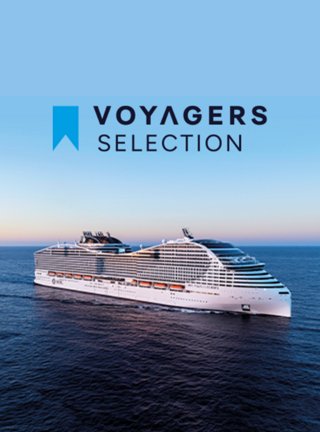 Das Logo des MSC Voyagers Club, das einzigartige Reisen und Erlebnisse symbolisiert | MSC Cruises