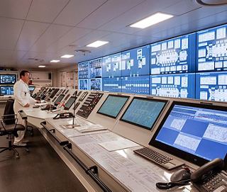 Area tecnica che mostra parti della sala macchine a bordo | MSC Crociere
