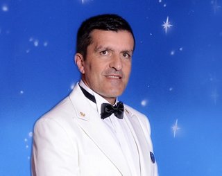 Captain Battinelli in official MSC uniform facing the camera | MSC Cruises