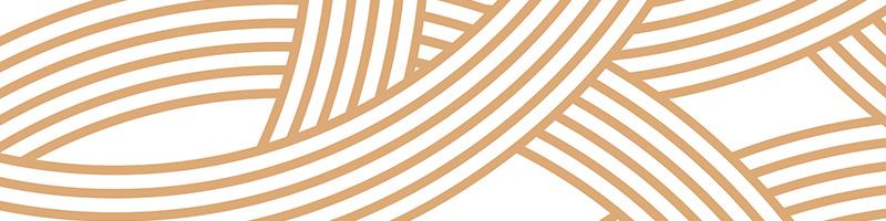 Decorative pattern featuring utensils and food illustrations in beige and brown tones | MSC Cruises