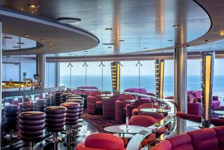 Byblos Discoteca on MSC Opera features stylish seating and panoramic sea views | MSC Cruises