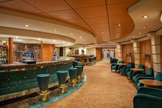 Giada Bar on MSC Poesia features comfortable seating and a stylish bar area for guests | MSC Cruises