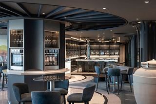 Helios Wine Maker bar on MSC Euribia featuring contemporary style and inviting seating areas | MSC Cruises