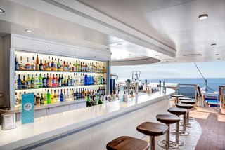 Horizon Bar on MSC Meraviglia features a sea view and welcoming seating at the counter | MSC Cruises
