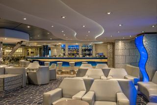 The Silver Lounge on MSC Divina features comfortable seating in a welcoming, stylish setting | MSC Cruises