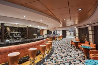Spacious bar with inviting seating area on MSC Musica cruise ship | MSC Cruises