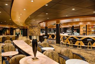 Tiger Bar on MSC Magnifica features a welcoming seating area and a sleek bar counter | MSC Cruises
