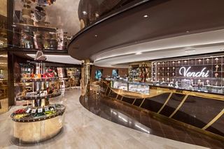 Venchi 1878 Chocolate Bar features inviting seating and contemporary design | MSC Cruises