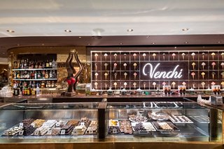 Venchi 1878 Chocolate Bar on MSC Seaview invites guests to enjoy tempting sweets at the elegant counter | MSC Cruises