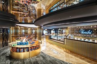 Venchi 1878 Chocolate Bar on MSC Seascape creates a welcoming lounge for chocolate lovers on the ship | MSC Cruises