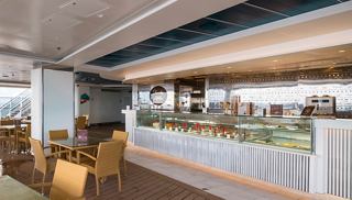 Venchi 1878 gelato and creperie invites guests to enjoy sweet treats in a welcoming setting | MSC Cruises