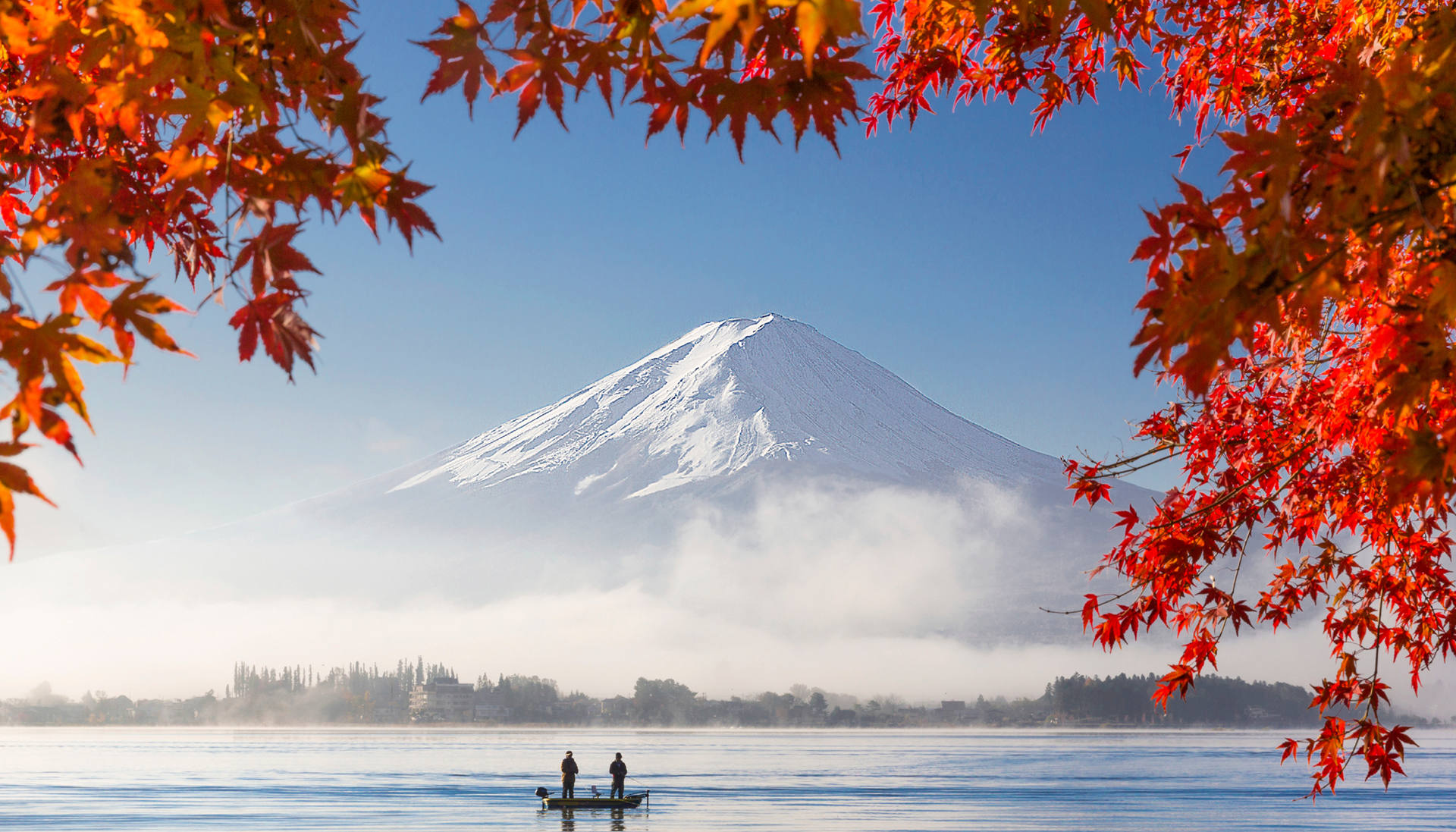 Japan, Mt Fuji and Kawaguchigo Lake