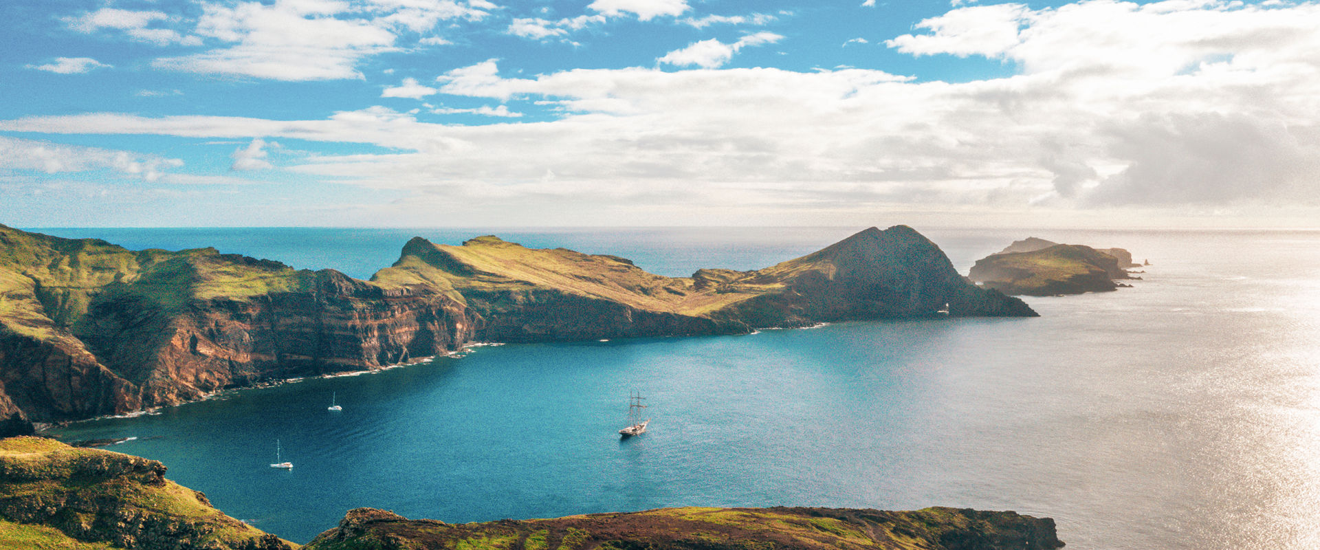 Ponta de Sao Lourenco coastline in Madeira with blue sea and green hills | MSC Cruises