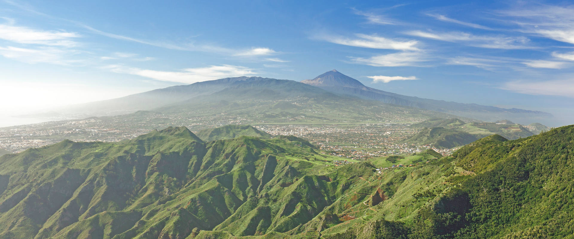 Green hills of Tenerife with a panoramic view of Anaga National Park and the Atlantic sky | MSC Cruises