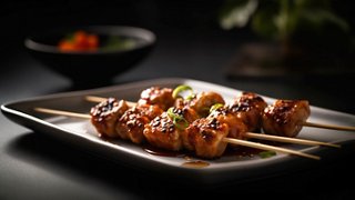Japanese speciality restaurant features succulent grilled chicken yakitori skewers | MSC Cruises