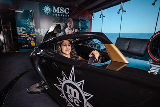 Formula 1 simulator delivers exciting entertainment during your cruise journey | MSC Cruises