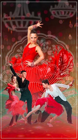 Dancers in vibrant costumes perform a passionate stage show together | MSC Cruises