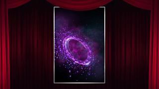 A vibrant purple ring is featured at the center of the stage | MSC Cruises