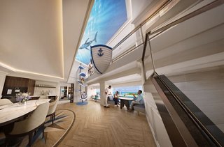 Bright and spacious interior of MSC World Atlantic with modern ambiance | MSC Cruises