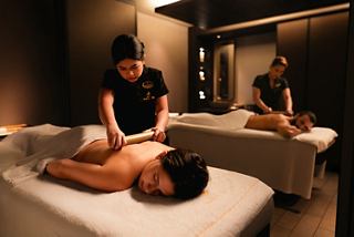 Spa treatment on board a MSC Cruise.