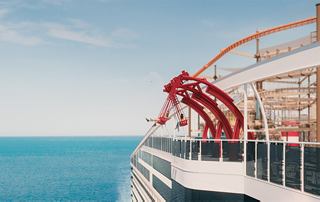 Cliffhanger swing attraction aboard MSC World America | MSC Cruises