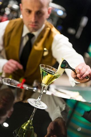 A skilled bartender prepares a cocktail at The Green Sax Jazz Bar aboard MSC Preziosa | MSC Cruises