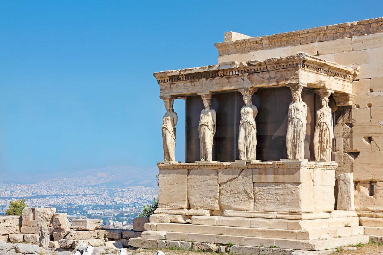 Cruises from Athens, Caryatids of the Erechtheion, Acropolis in Athens, Greece | MSC Cruises