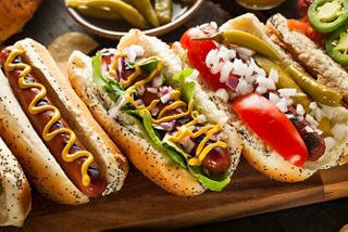 A selection of colourful hotdogs served with various toppings and sauces, ready to delight guests | MSC Cruises