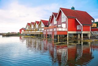 Colourful wooden houses reflect in calm waters, showcasing the charm of Molde, Norway | MSC Cruises
