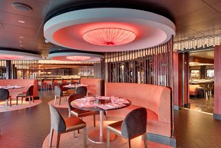A vibrant dining space featuring modern decor, perfect for enjoying Asian cuisine | MSC Cruises