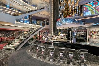 The bar on MSC Seaside provides a cozy setting for relaxation and socializing | MSC Cruises