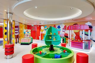 A vibrant and playful Lego-themed Mini Club area designed for children on MSC Bellissima | MSC Cruises