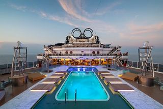 A stunning view of the Panorama Pool area on MSC Seaview, inviting relaxation under the sky | MSC Cruises
