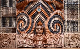 Intricate Maori carvings showcasing traditional patterns and craftsmanship, symbolising cultural heritage in Auckland | MSC Cruises