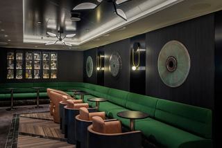 A stylish seating area in the Elixir Mixology Bar, perfect for socialising and enjoying crafted beverages | MSC Cruises